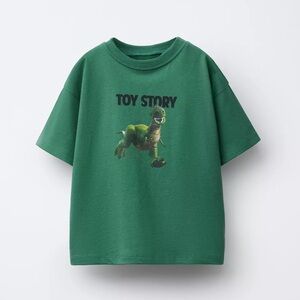 NWT Zara Green Toy Story T-Shirt Kids 6T